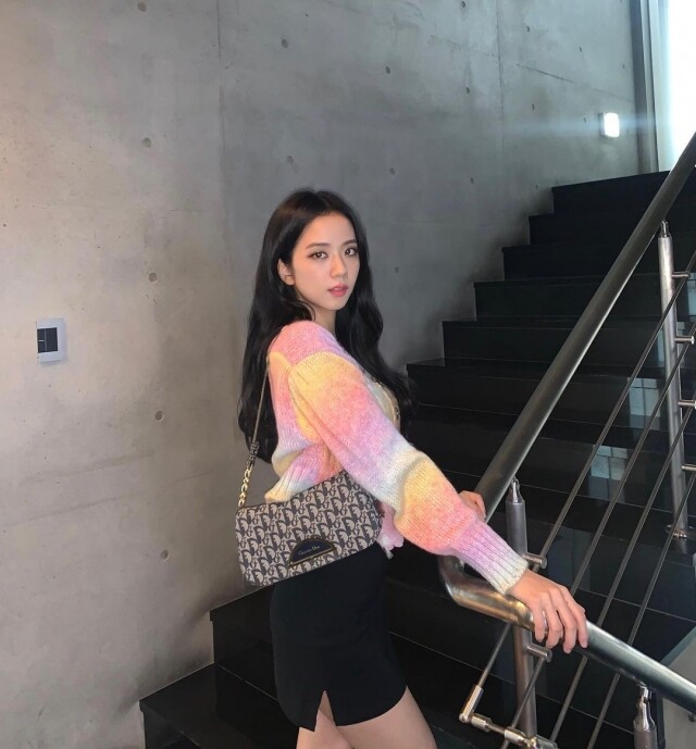 Jisoo Dior Maris Pearl手袋