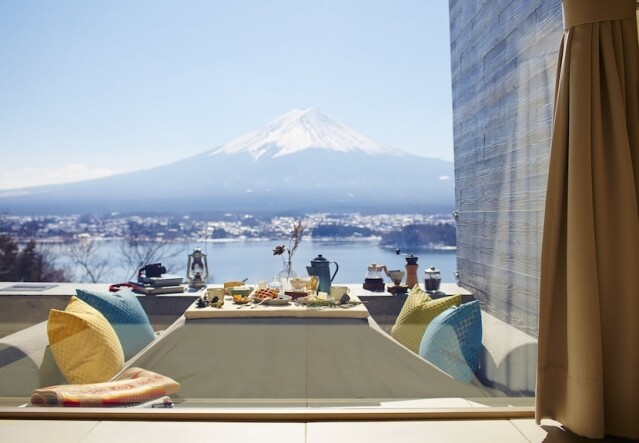 富士山河口湖酒店推介｜10 間富士山靚景旅館！一泊二食、日式溫泉、私人風呂