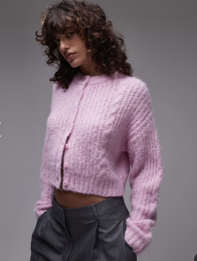Topshop 粉紅色毛衣