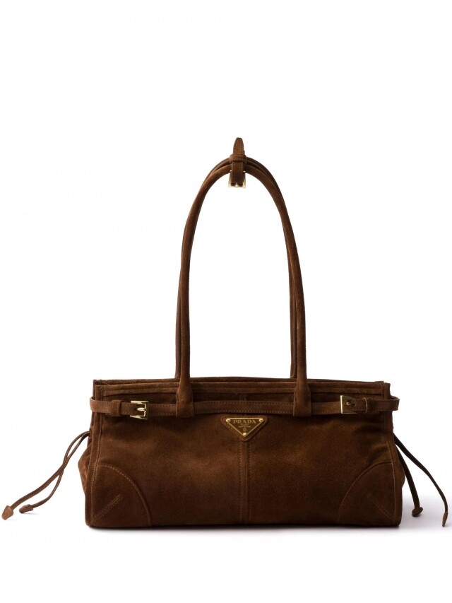 Prada Bonnie 中號麂皮手袋 Prada Bonnie 中號麂皮手袋
