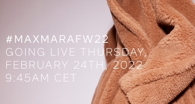 2022 秋冬米蘭時裝周：Max Mara