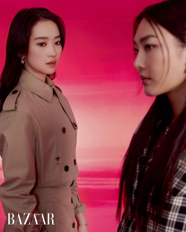 Ashley Lin and Cecilia Yeung in Dior