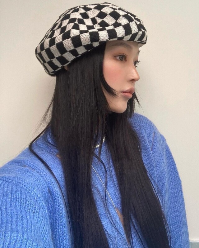 格紋帽子:貝雷畫家帽 格紋帽子:貝雷畫家帽
