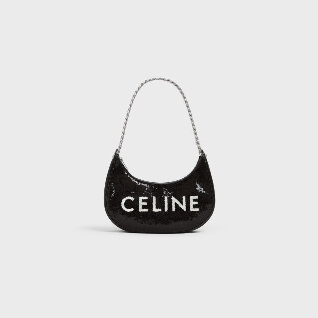 Celine Ava Chain 綴亮片中型手袋 $22,500