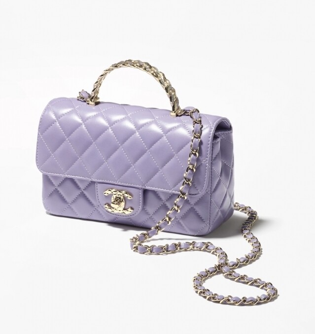 Chanel 手袋2024 工藝坊系列上架！薰衣草紫、漸變色調手袋香港