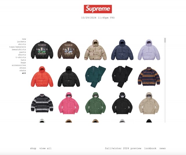 Supreme 官網網購服務現已直送香港！Supreme 圍衣、圖案 T-shirt 最低價 $485 就能入手？
