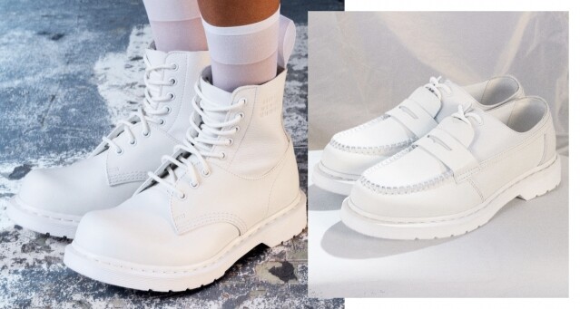 Dr. Martens X MM6 Maison Margiela 全白聯乘系列登場！Dr. martens 1460、1461 穿搭指南
