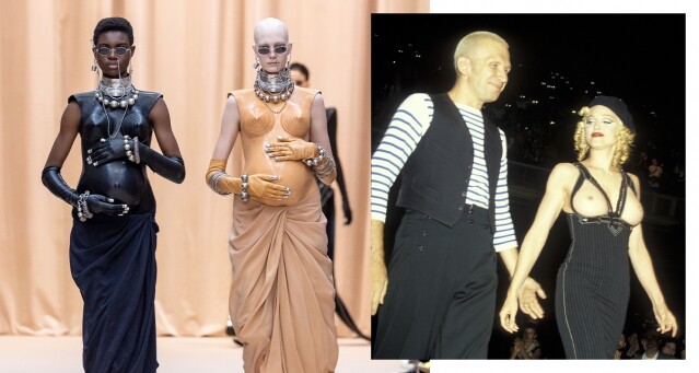 將麥當娜「露乳裝」經典復古造型重現！Jean Paul Gaultier 2022 秋冬高訂騷讓人重回華麗的 90 年代