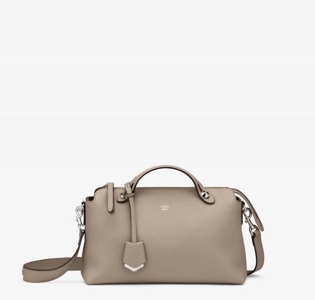 Fendi By The Way Medium Beige leather Boston bag Fendi By The Way Medium Beige leather Boston bag