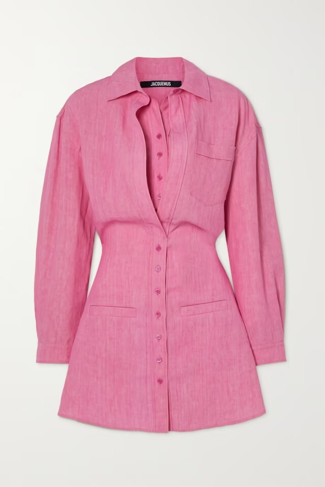 粉紅色單品推薦：Jacquemus 連身裙 $4,370