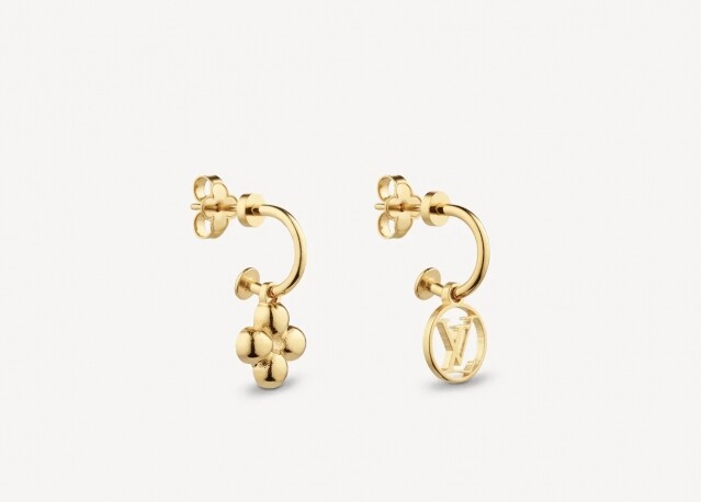 Louis Vuitton BLOOMING 金屬耳環 $2,950