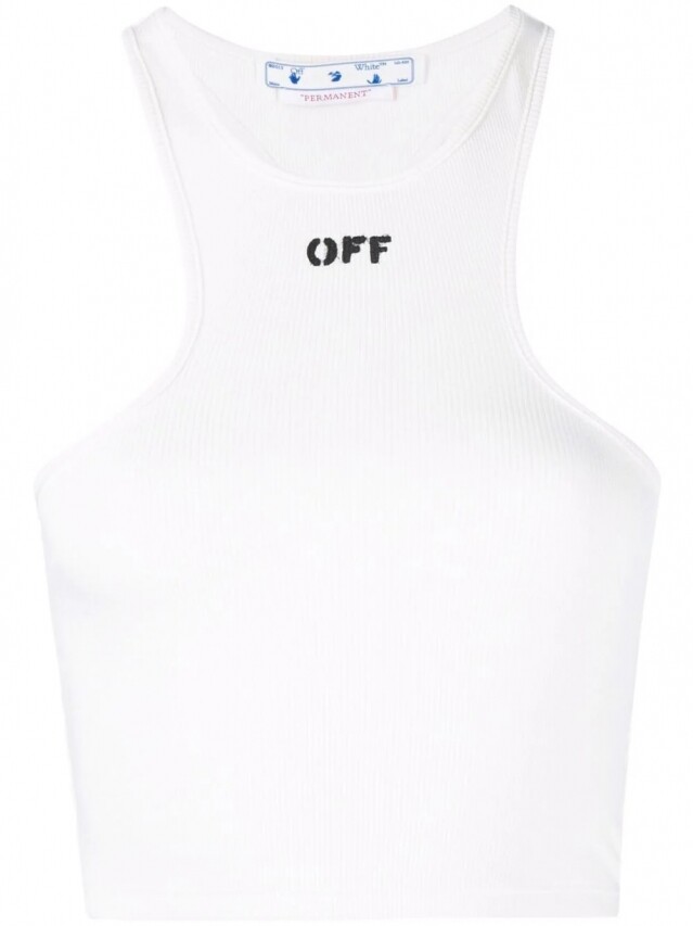 名牌 Logo 白背心推薦：Off-White 背心 $1,950