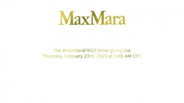 米蘭直擊：Max Mara 2023 秋冬系列