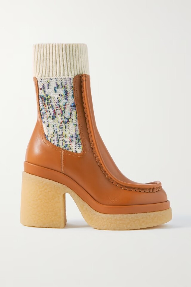 厚底粗跟鞋推薦:Chloé 短靴 $10,200 厚底粗跟鞋推薦:Chloé 短靴 $10,200