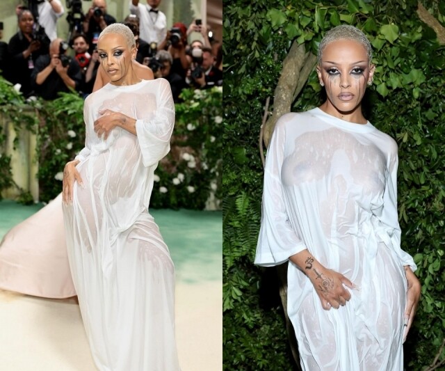 Met Gala 2024 紅地毯造型盤點！歐美女星興起「透視裝」晚禮造型？Doja Cat 以浴巾造型步進時尚盛會？