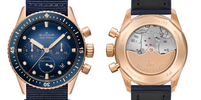 Blancpain Bathyscaphe Quantième Complet 全日曆月相紅金腕錶 Blancpain Bathyscaphe Quantième Complet 全日曆月相紅金腕錶