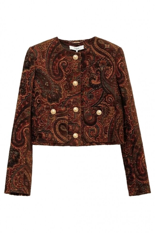 Chloé 佩斯利提花外套 $11,903