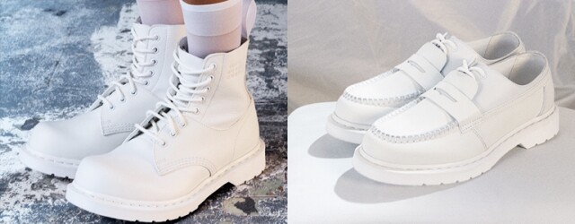 Dr. Martens X MM6 Maison Margiela 全白聯乘系列登場！Dr. martens 1460、1461 穿搭指南