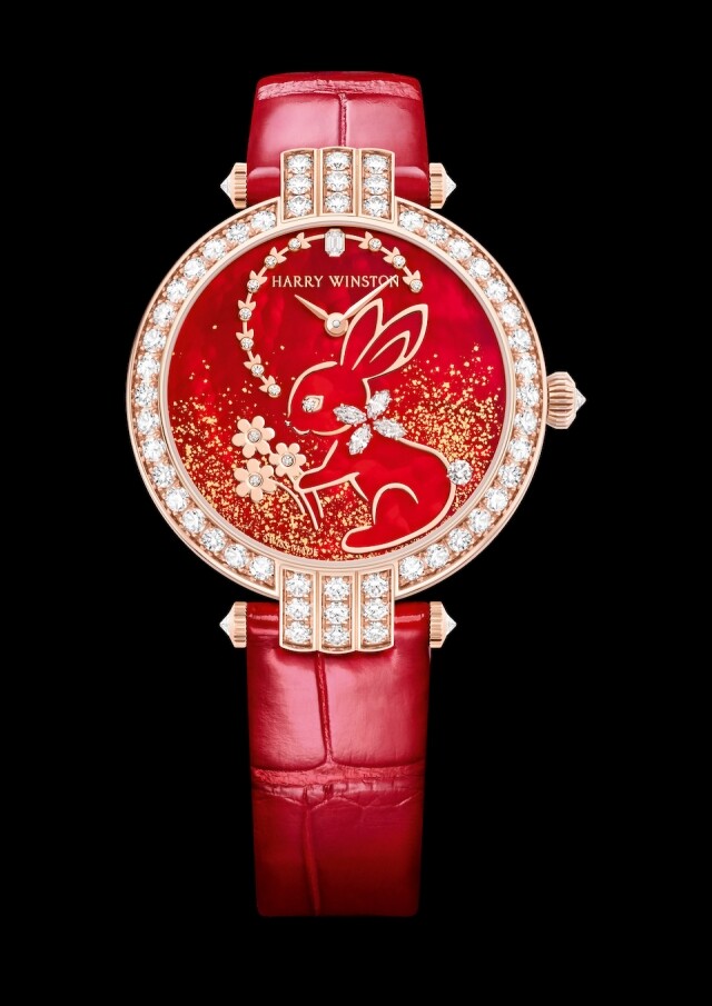 Harry Winston Premier系列珍貴玫瑰金腕錶:奢華鑽石點綴 Harry Winston Premier系列珍貴玫瑰金腕錶:奢華鑽石點綴
