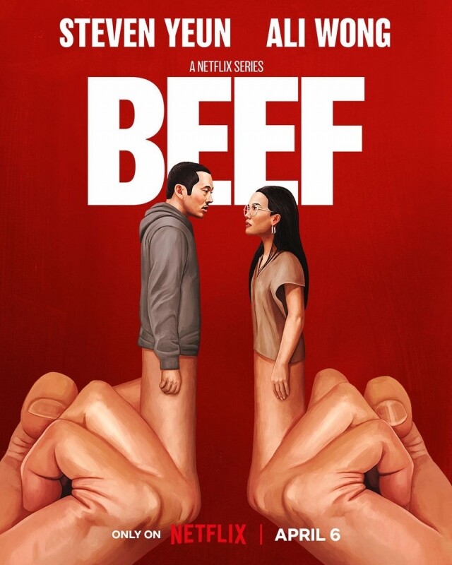 黑色幽默喜劇《BEEF》以亞裔為主角，講述男女主角因一場交通意外 發生衝突