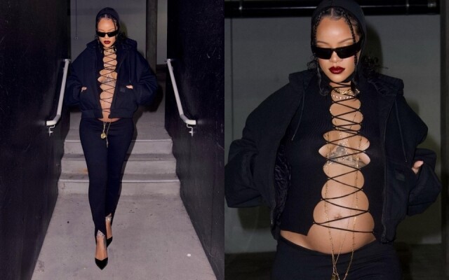 Rihanna 對孕婦裝很有想法