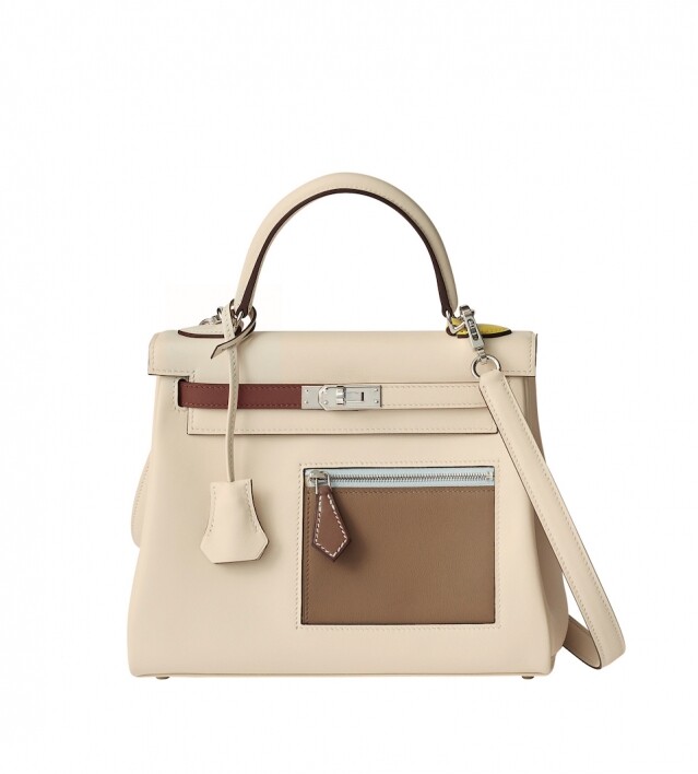 Hermès 手袋推介: Kelly Colormatic Swift 拼色皮革手袋 Hermès 手袋推介: Kelly Colormatic Swift 拼色皮革手袋