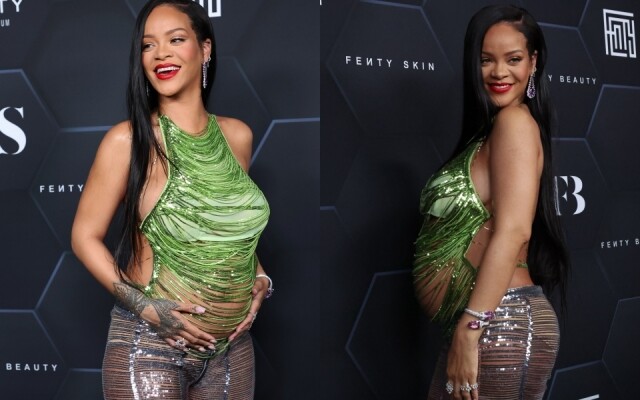 懷孕中的 Rihanna 每次出席活動都落足心機打扮