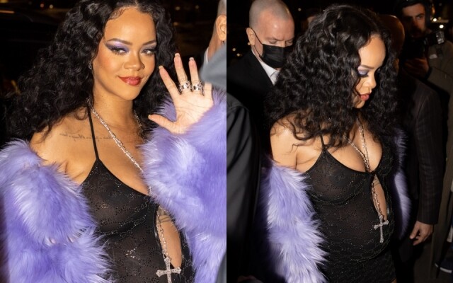 完騷後 Rihanna 立即換衫 完騷後 Rihanna 立即換衫