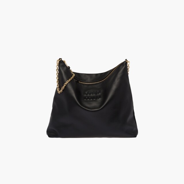 名牌 Tote Bag 推薦：Miu Miu Leather Shoulder Bag $17,500