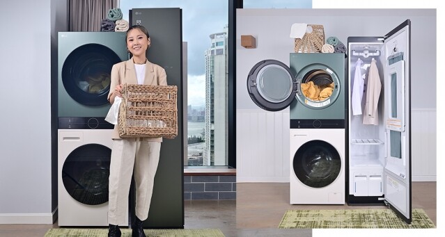經時裝造型師認可！ LG Objet Collection Wash Tower 與 LG Styler 讓衣物保持好質量，為家 居空間添上品味好質感