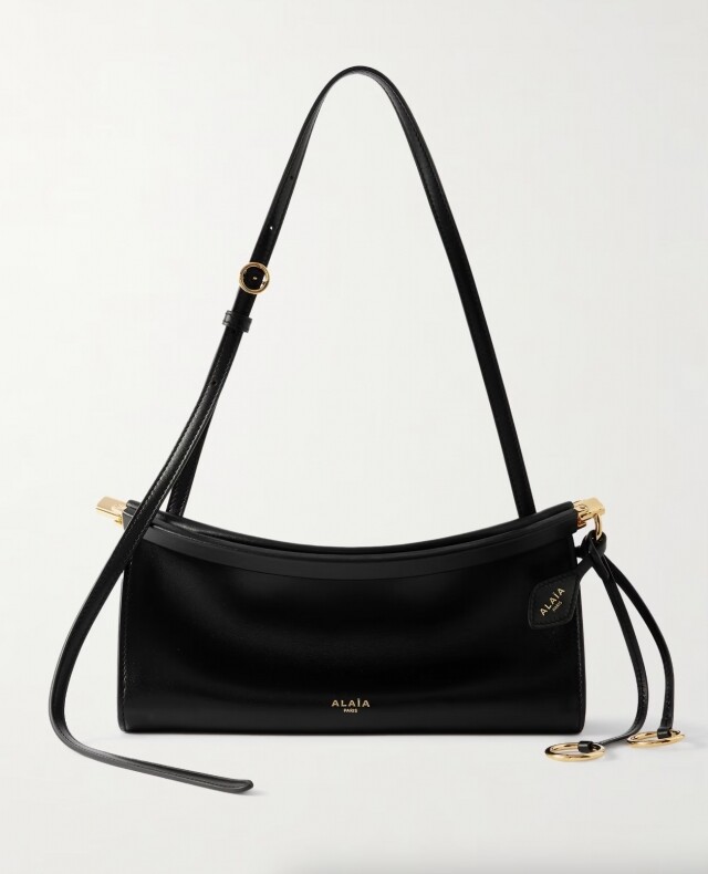 ALAÏA Click E/W 皮革小號單肩包