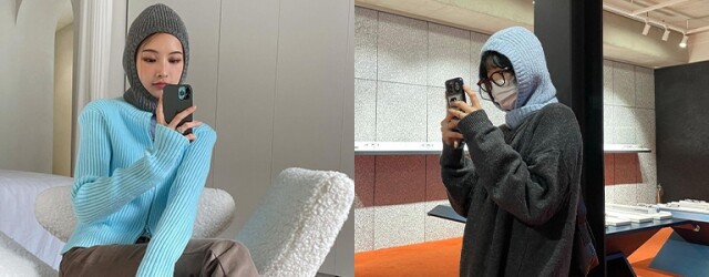 快把過時頸巾收起!各大歐美、韓國時尚博客也戴起這款復古風的針織頭套禦寒 快把過時頸巾收起!各大歐美、韓國時尚博客也戴起這款復古風的針織頭套禦寒