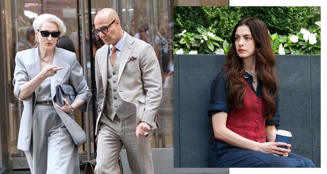 《穿著 Prada 的惡魔 2》主角服飾品牌曝光！Anne Hathaway、Meryl Streep 及 Emily Blunt 時尚返工靈感穿搭
