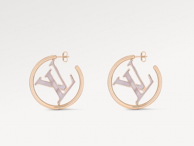 Louis Vuitton Stellar 金屬耳環圈 $6,450