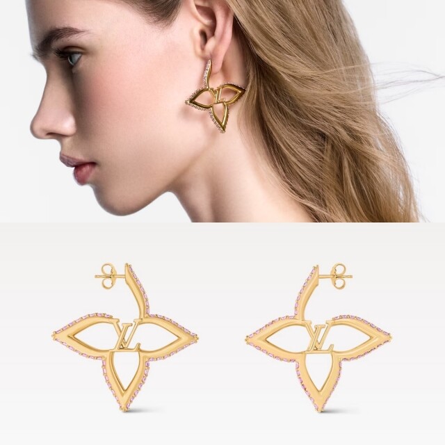 Louis Vuitton Stellar 金屬耳環圈 $6,450 Louis Vuitton Stellar 金屬耳環圈 $6,450