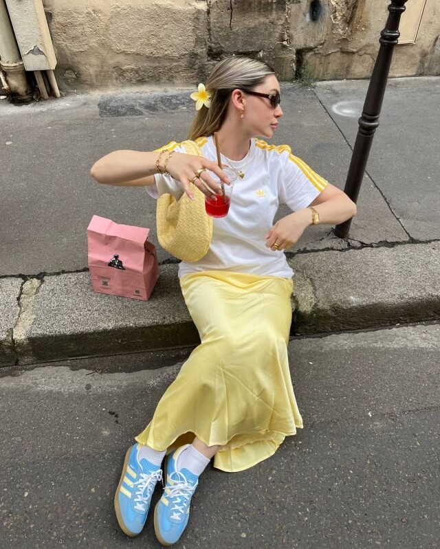 奶油黃夏天穿搭：下半身單品