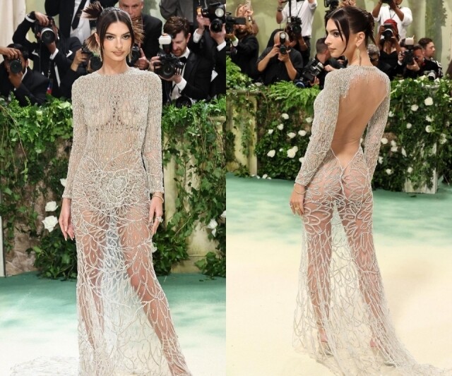 Met Gala 2024 紅地毯造型盤點!歐美女星興起「透視裝」晚禮造型?Doja Cat 以浴巾造型步進時尚盛會? Met Gala 2024 紅地毯造型盤點!歐美女星興起「透視裝」晚禮造型?Doja Cat 以浴巾造型步進時尚盛會?