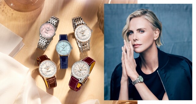 Charlize Theron 演繹 Breitling 最新航空計時腕錶，分享如何開拓人生道路