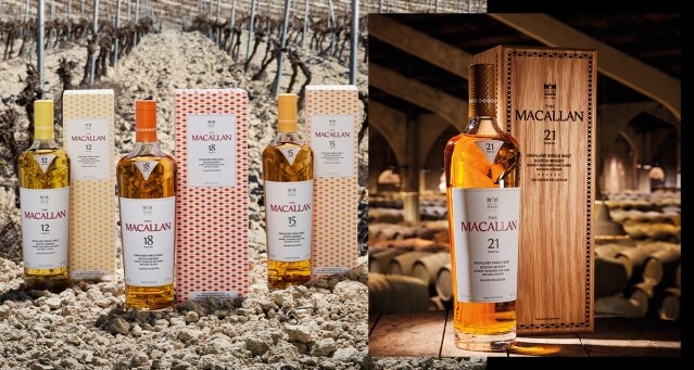 The Macallan 臻彩系列卓越新登場，以雪莉桶熟成技藝打造威士忌天然色澤