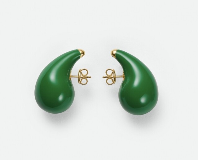 Bottega Veneta 純銀綠色耳環 $6,000