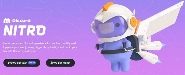 Discord Nitro 付費方案的功能 Discord Nitro 付費方案的功能