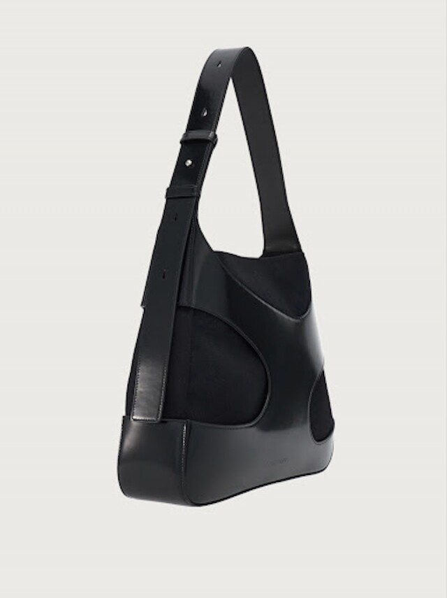 Ferragamo Shoulder bag with cut-out detailing (L) ~$17,940
