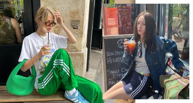 Adidas 運動褲| 夏季穿搭提案，時尚博客一人一件打造「Blokecore」復古運動風