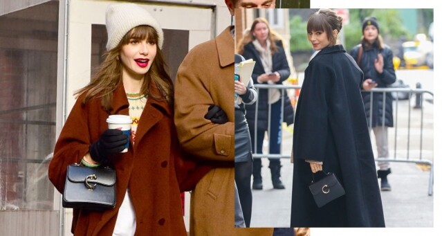 《Emily in Paris》Lily Collins 的手袋只用此品牌？僅用 3 款手袋襯出 7 套造型！