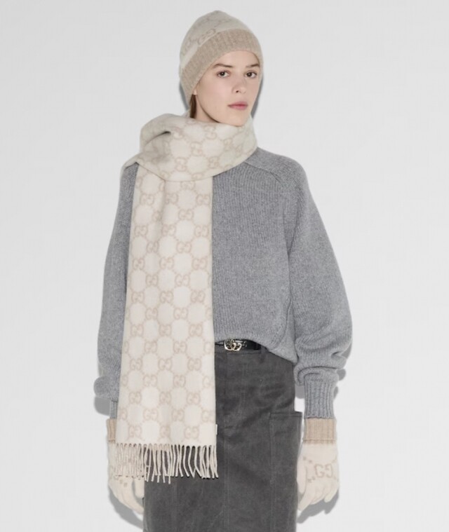 Gucci GG cashmere shawl Gucci GG cashmere shawl