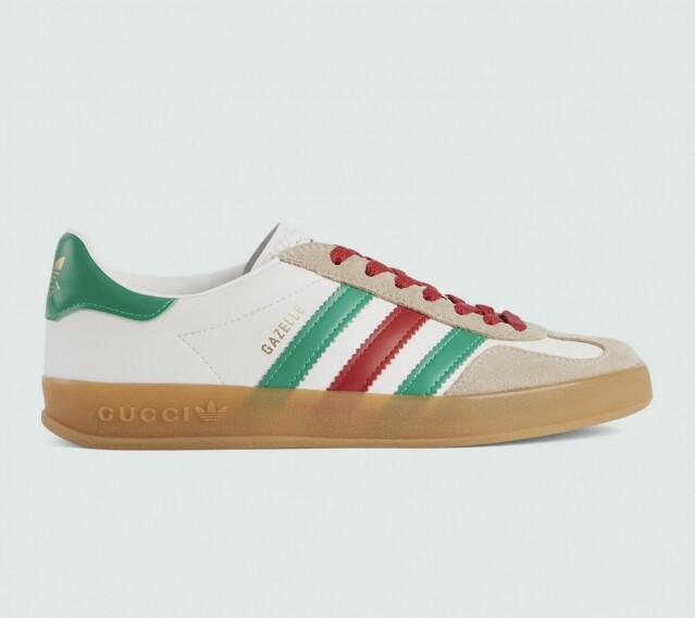 Adidas x Gucci Gazelle 拼色復古波鞋
