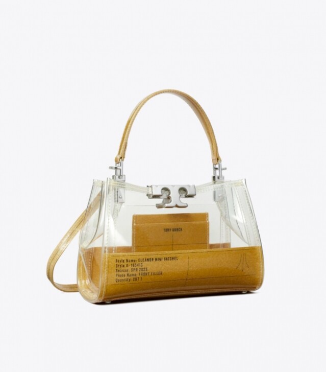Tory Burch Eleanor Clear 迷你透明手提包 Tory Burch Eleanor Clear 迷你透明手提包