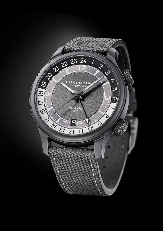 運動型 GMT 手錶：Chopard L.U.C GMT One Black