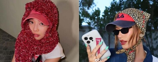 「Balaclava 風格」又回來！Jennie、Hailey Bieber 近期最愛的鴨嘴帽+頭巾造型，是今季必學配搭方法