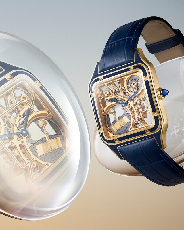 Cartier 卡地亞 2023 手錶推薦：Santos-Dumont 鏤空腕錶